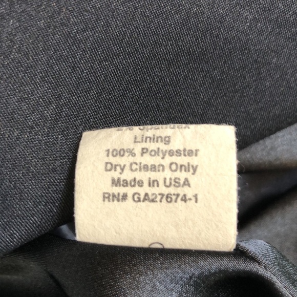 Eva Franco Brocade Fit N Flare Wool Dress Gray & Black Size 10 - Picture 13 of 13